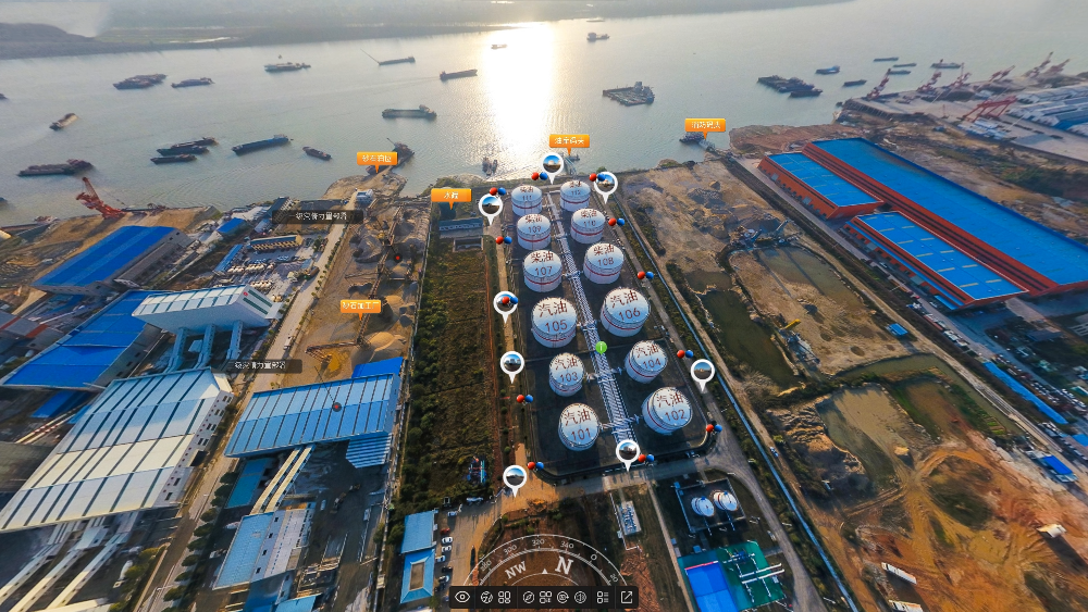 中石化長沙油庫消防VR全景預(yù)案